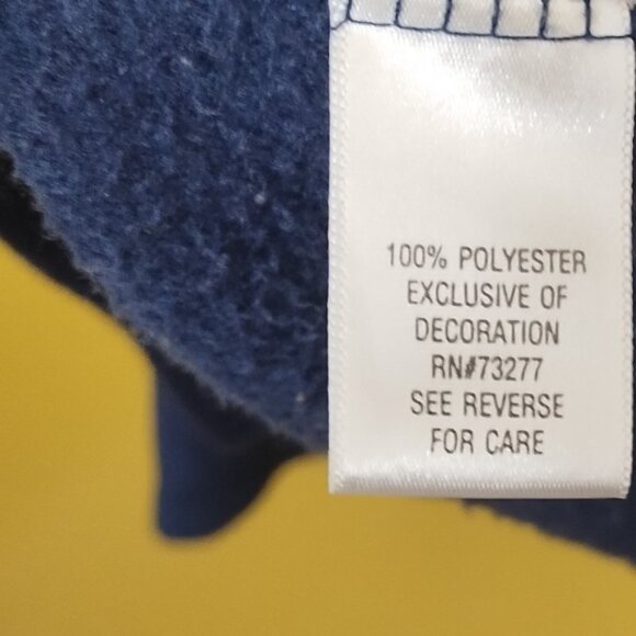 VTG Y2K Croft & Barrow Sport Embroidered Button Up Fleece Christmas Cardigan L - Picture 5 of 6